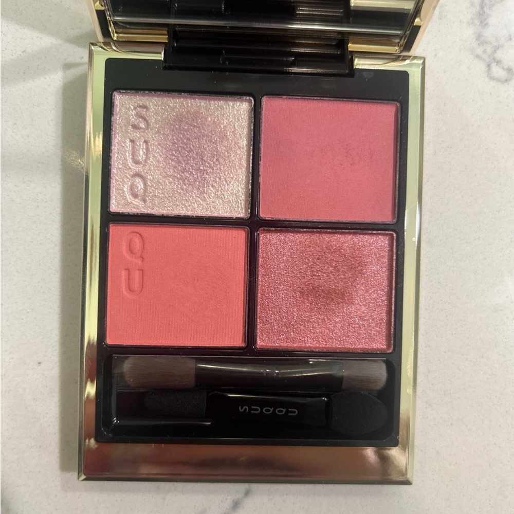 Suqqu signature color eyes eyeshadow quad 136 Irotabane limited edition 2024